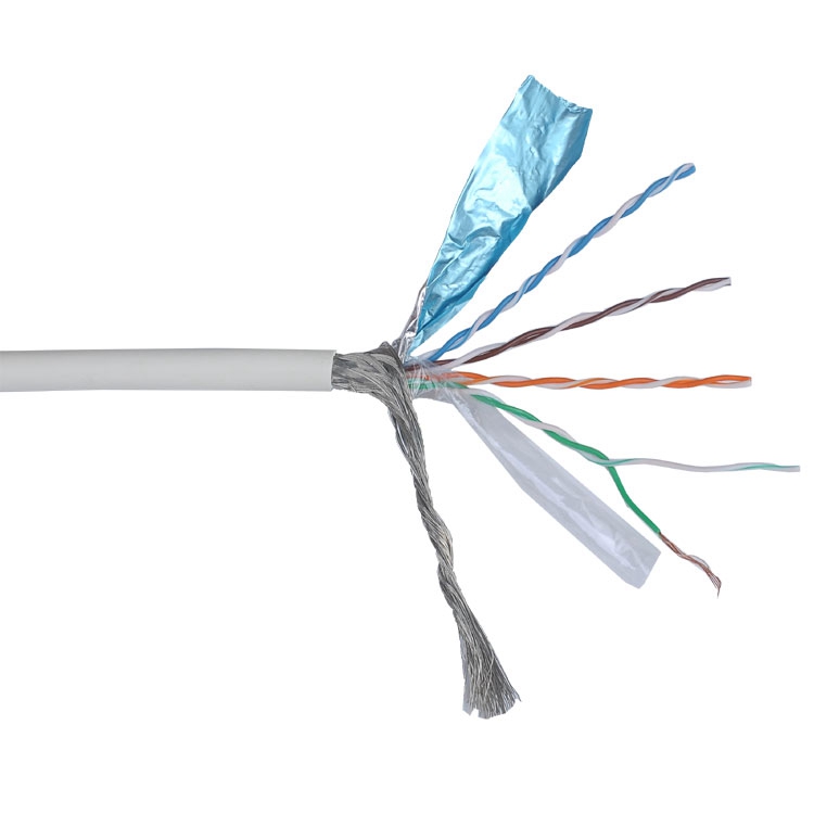 屏蔽网线,超六类网线双屏蔽 屏蔽网线,超六类网线双屏蔽