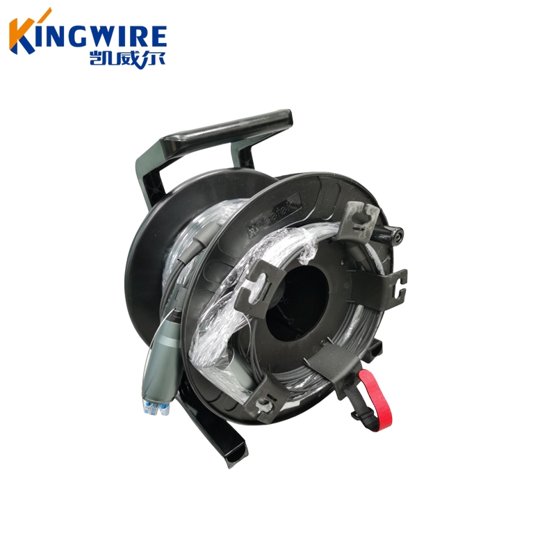 河北四芯/八芯单模光纤线(带卷线车)